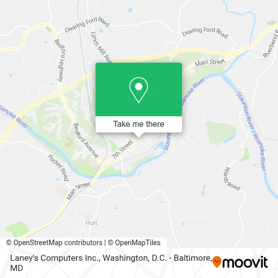 Laney's Computers Inc. map