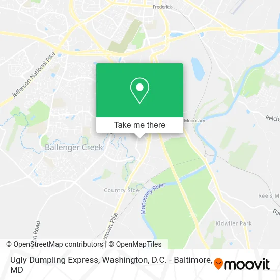 Ugly Dumpling Express map