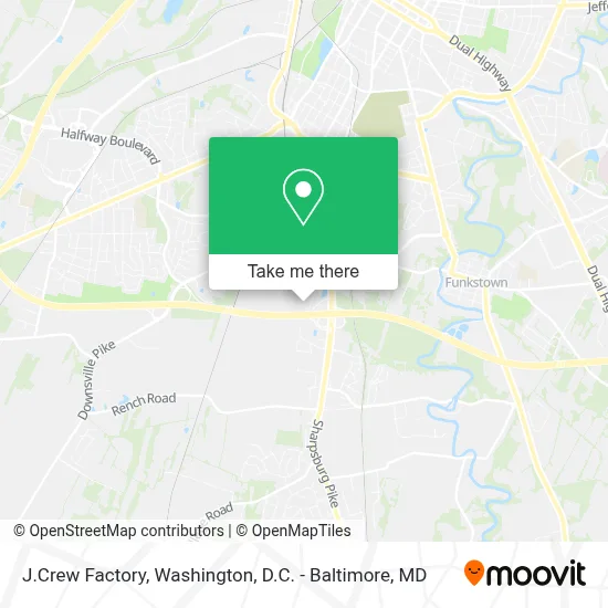 J.Crew Factory map