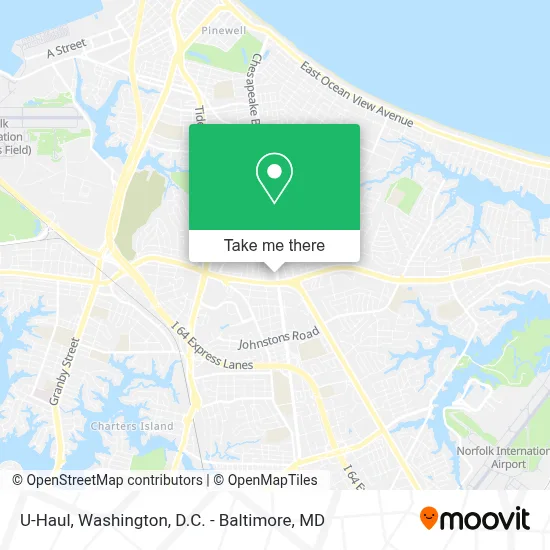 U-Haul map