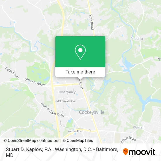 Stuart D. Kaplow, P.A. map