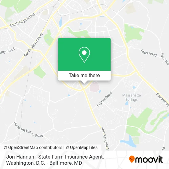 Jon Hannah - State Farm Insurance Agent map
