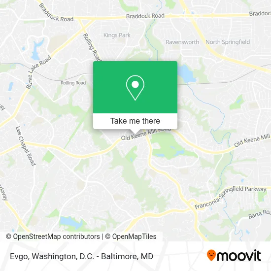 Evgo map
