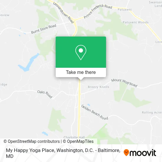 My Happy Yoga Place map