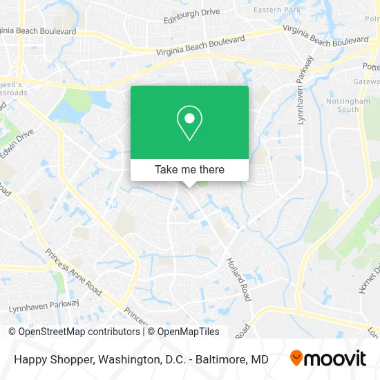 Happy Shopper map