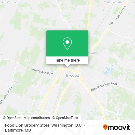 Food Lion Grocery Store map