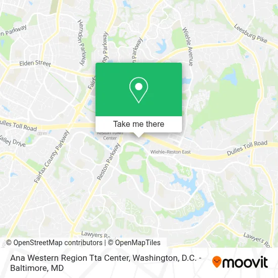 Ana Western Region Tta Center map