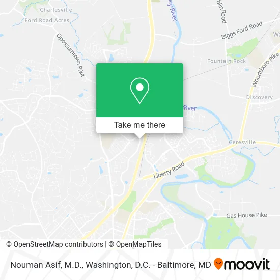 Nouman Asif, M.D. map