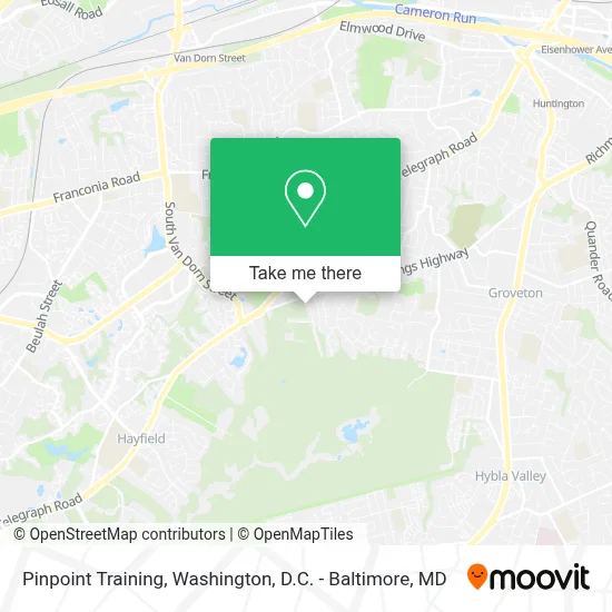 Pinpoint Training map