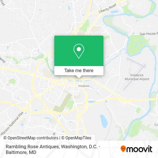 Rambling Rose Antiques map