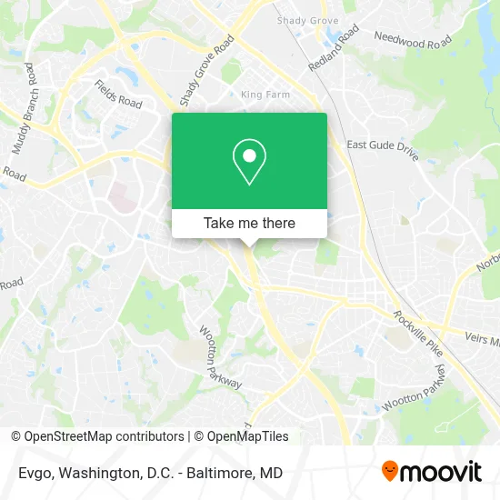 Evgo map