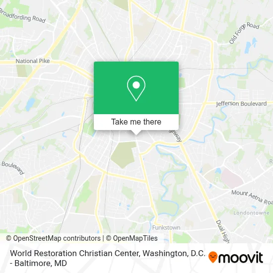 World Restoration Christian Center map