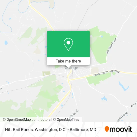 Hitt Bail Bonds map