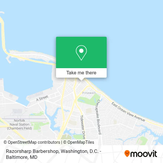 Razorsharp Barbershop map