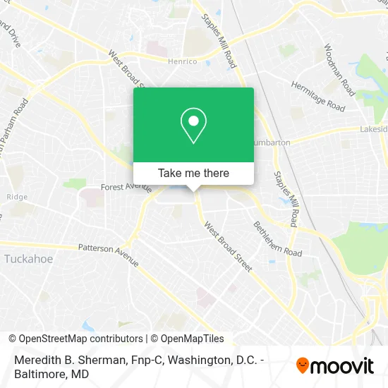 Meredith B. Sherman, Fnp-C map