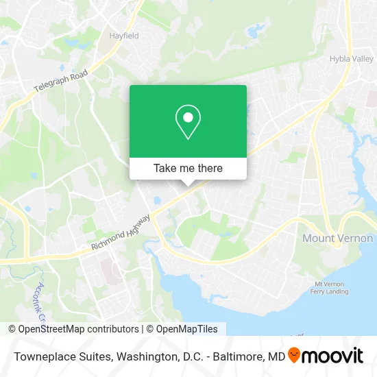 Towneplace Suites map