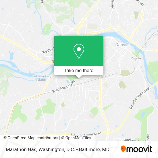 Marathon Gas map