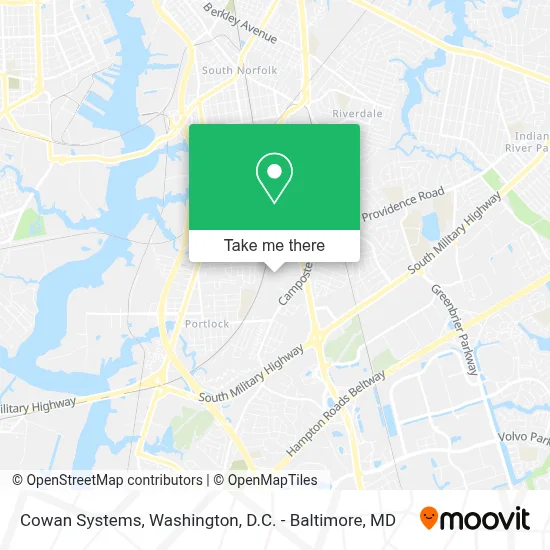 Cowan Systems map