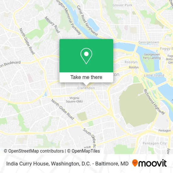 India Curry House map