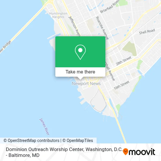 Dominion Outreach Worship Center map