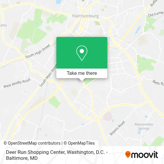 Deer Run Shopping Center map