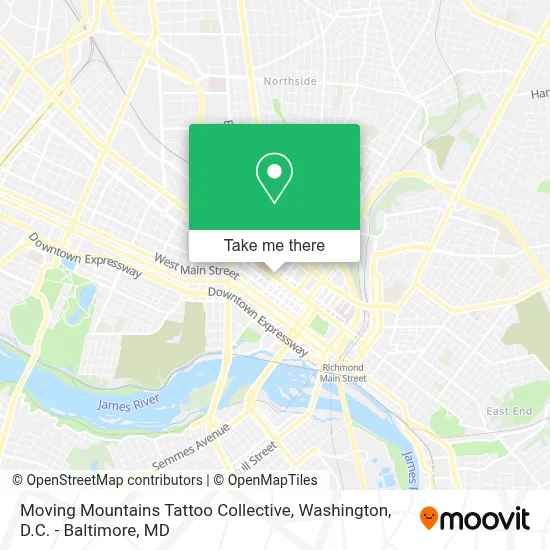 Moving Mountains Tattoo Collective map