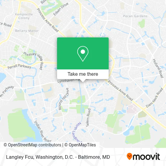 Langley Fcu map