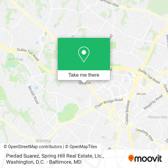 Piedad Suarez, Spring Hill Real Estate, Llc. map