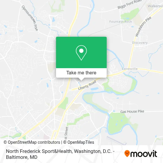 North Frederick Sport&Health map