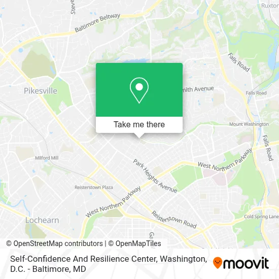 Self-Confidence And Resilience Center map