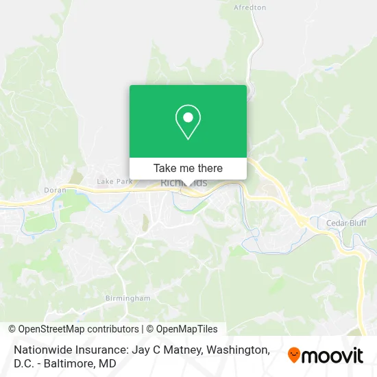Nationwide Insurance: Jay C Matney map