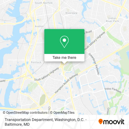 Transportation Department map