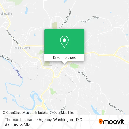Thomas Insurance Agency map
