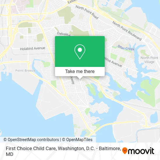 First Choice Child Care map