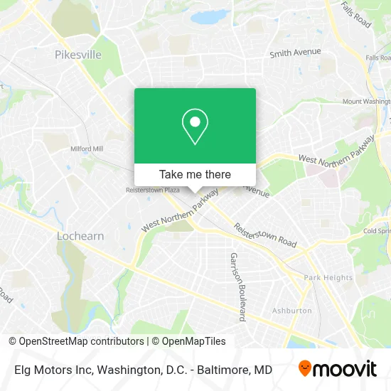 Elg Motors Inc map