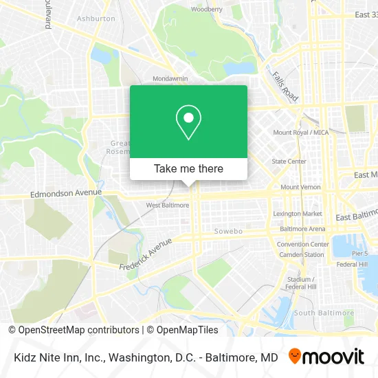 Kidz Nite Inn, Inc. map
