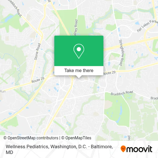 Wellness Pediatrics map