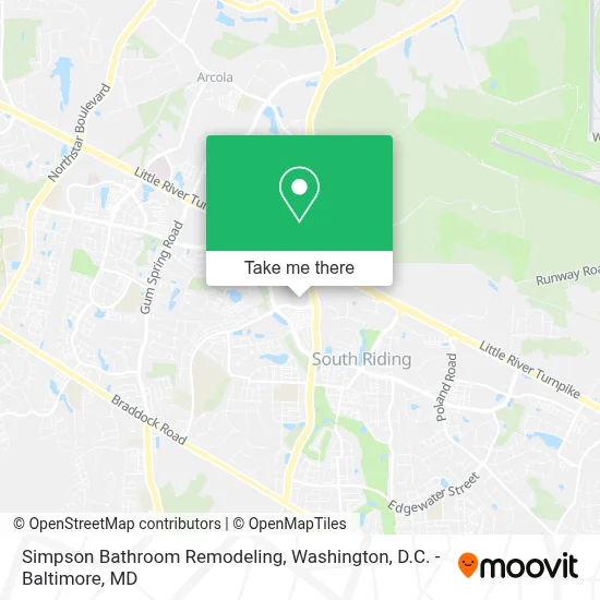 Simpson Bathroom Remodeling map