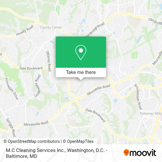 M.C Cleaning Services Inc. map