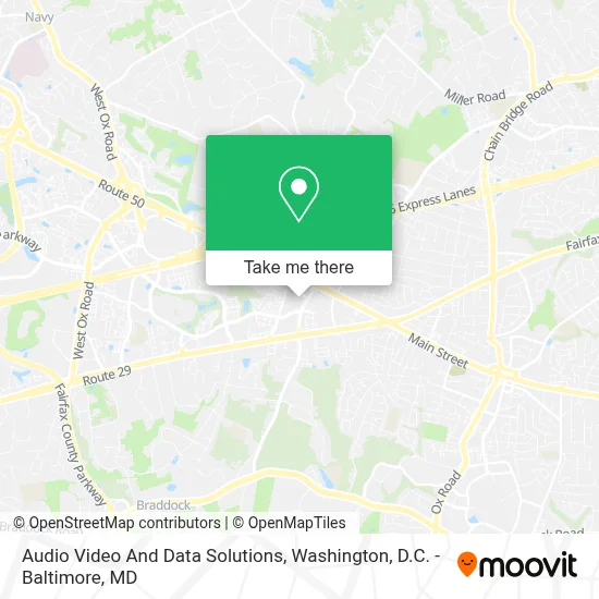 Audio Video And Data Solutions map