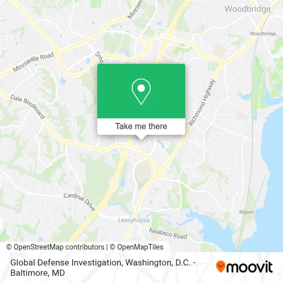Global Defense Investigation map