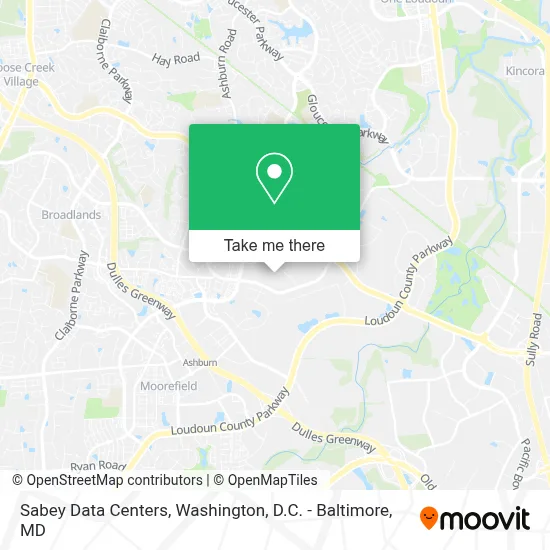 Sabey Data Centers map