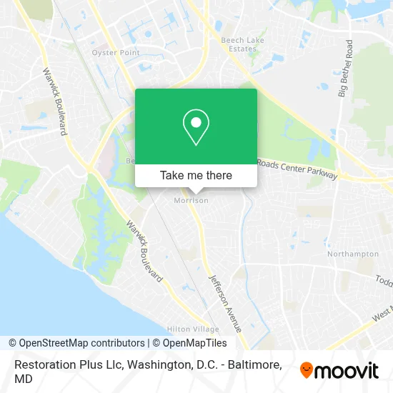 Restoration Plus Llc map