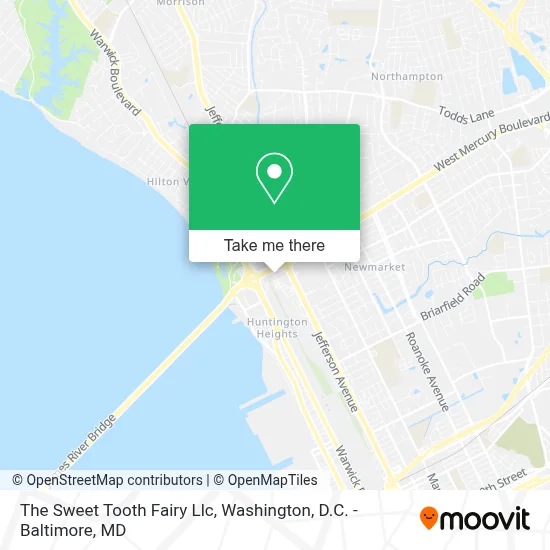 The Sweet Tooth Fairy Llc map