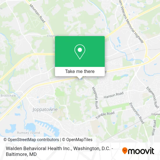 Walden Behavioral Health Inc. map