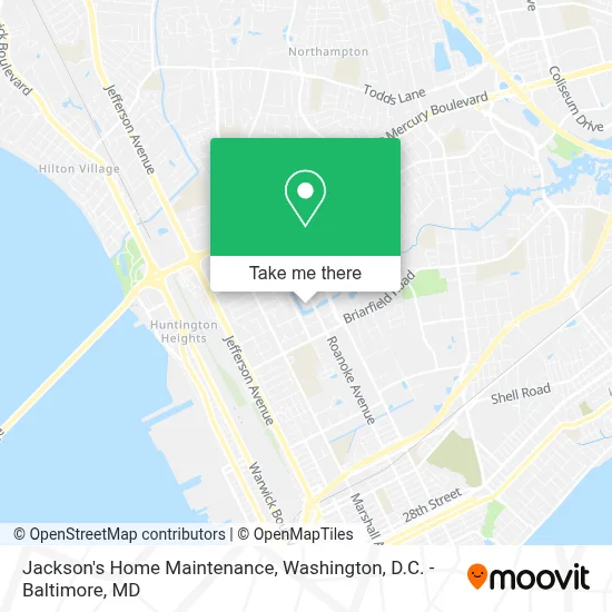 Jackson's Home Maintenance map