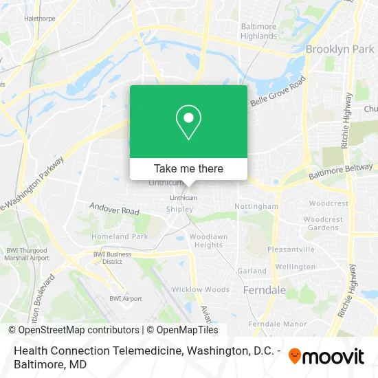 Health Connection Telemedicine map