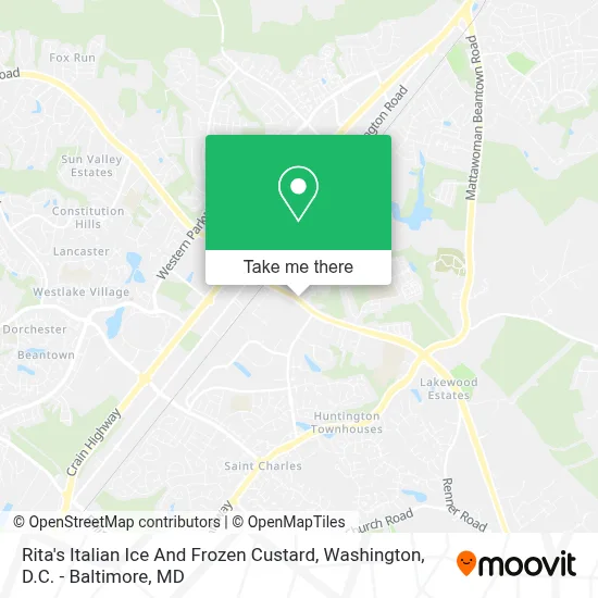 Rita's Italian Ice And Frozen Custard map