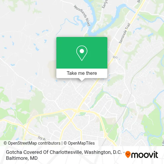 Gotcha Covered Of Charlottesville map
