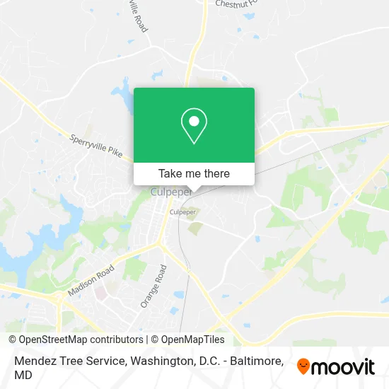 Mendez Tree Service map